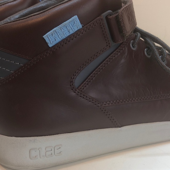 CLAE Brown Leather Boots Size 11.5 - Picture 7 of 10